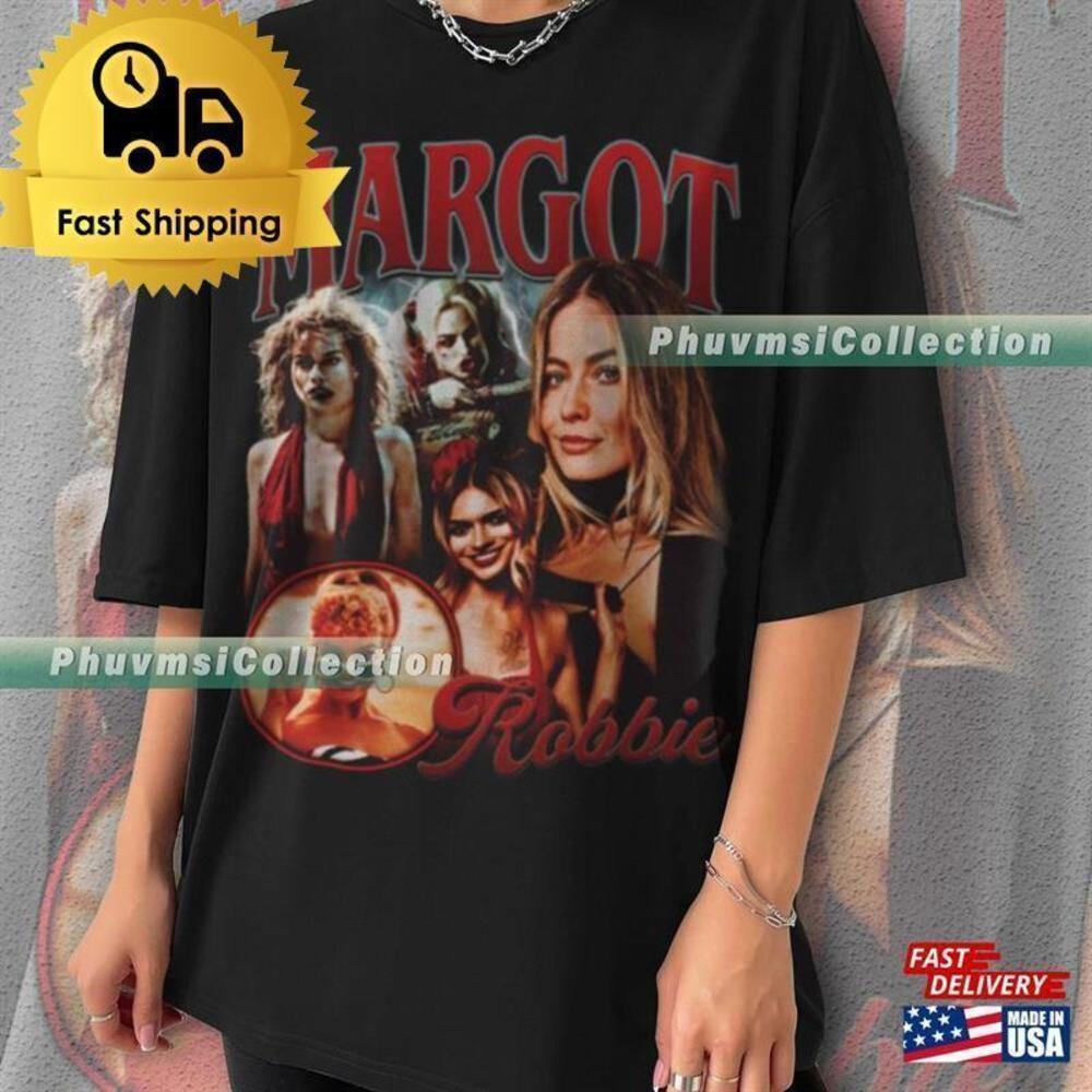 Margot Robbie Retro Movie Character TV Series Fan T-Shirt